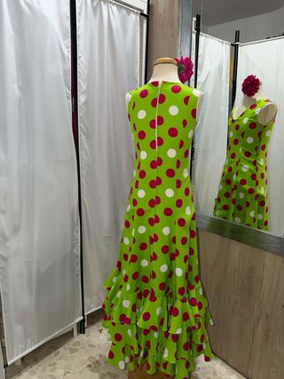 Traje de flamenca niña lunares