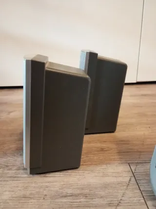 Lote 4 altavoces Panasonic plata