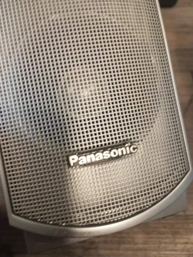 Lote 4 altavoces Panasonic plata