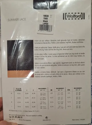 3 pares de medias Wolford nuevas, negro y gris