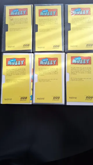 Colección Muzzy completa original en VHS