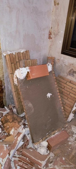 Chimenea de mármol decorativa