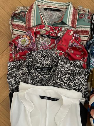 Lote 8 Camisas Zara Estampadas