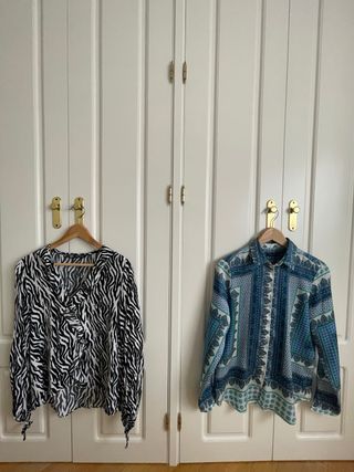Lote 8 Camisas Zara Estampadas