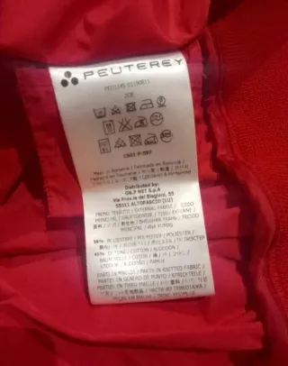 Cazadora Peuterey roja fina