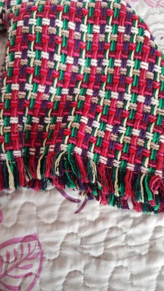 Conjunto Zara Chaqueta y Falda Tweed Talla S