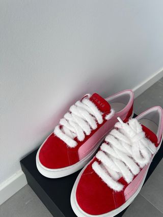 Numeris Signet Blush Pink/Red Zapatillas