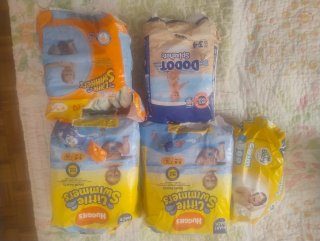 Pañales natación Huggies y Dodot Talla 3-4