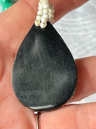 Colgante Vintage Abalone y Ojo de Shiva