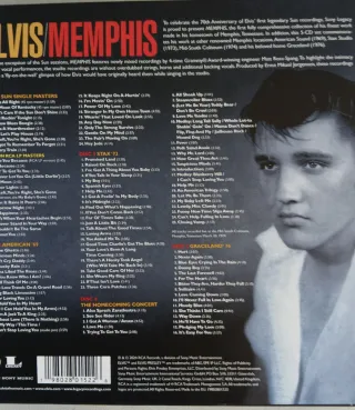 5CDs + librito Elvis Memphis box remasterizacion