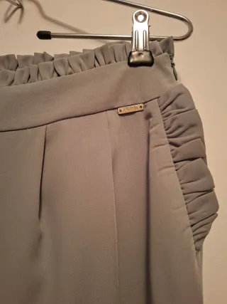 Traje de chaqueta verde mujer