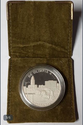 Medalla Plata Olimpiada LA 1984