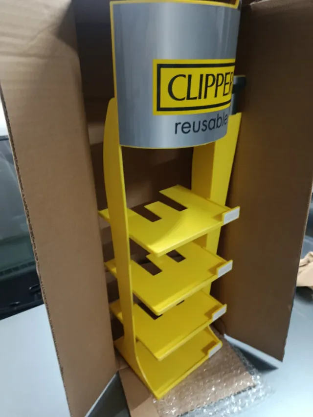 Expositor Clipper Mechero 4 Bandejas NUEVO