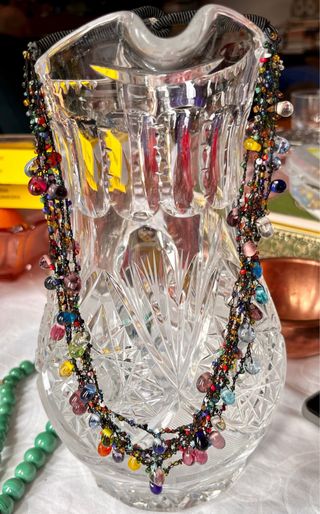 Collar Vintage Cristal Murano Multicolor