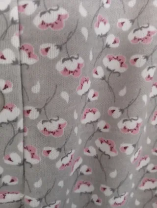 Camisón Algodón Estampado Gris Talla L