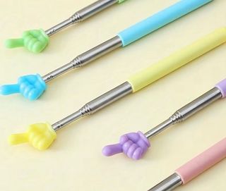 Punteros retráctiles con forma de mano