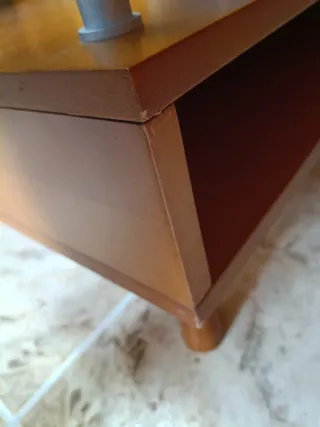 Mesa de centro madera y cristal