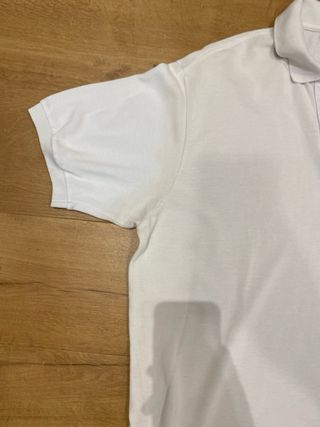 Polo Lacoste Blanco Clásico Logo Cocodrilo