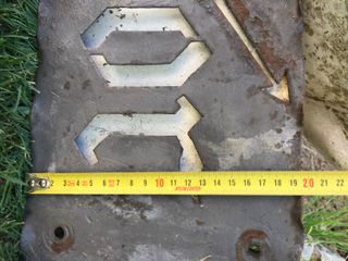 Cartel Comedor estilo medieval metálico