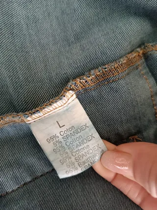 Giubbino jeans donna blu