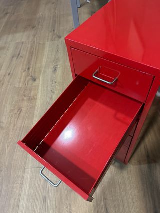 Cajonera Metálica Roja Ikea