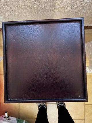 Mesa auxiliar madera mediados S.XX