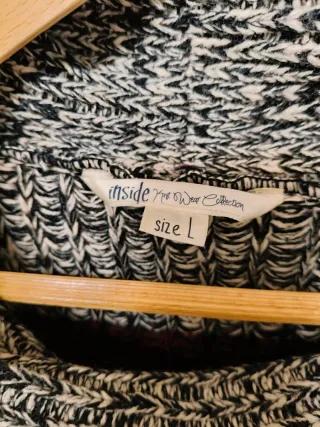 Vestido de punto invierno rayas