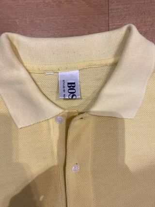 Polo Hugo Boss Vintage Amarillo Bordado