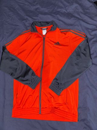 Chaqueta deportiva Adidas Naranja y azul verdoso
