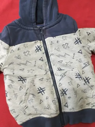 Felpa pesante bimbo 2-4 anni