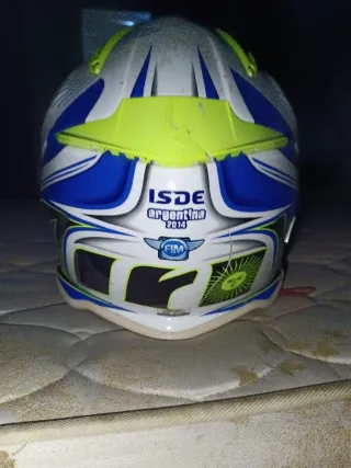 Casco Motocross Airoh Six Days + gafas Shiro