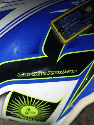 Casco Motocross Airoh Six Days + gafas Shiro