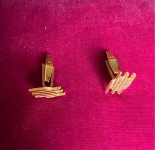 Gemelos Banco Hispano Americano Dorados