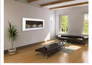 Estufa Bioetanol 3 fuegos Plata/Blanca