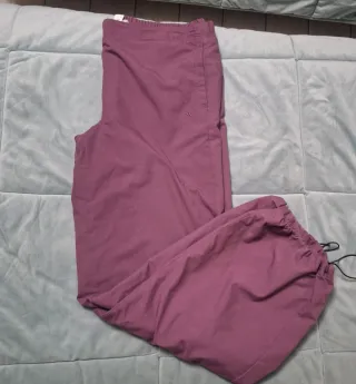 Pantaloni sportivi Decathlon viola taglia L