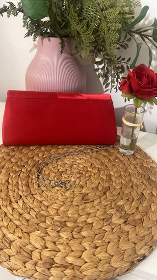Bolso de fiesta rojo para bodas