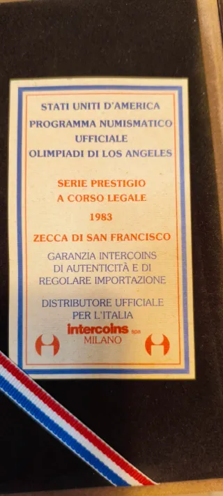 Serie divisionale USA 1983 Olimpiadi Los Angeles
