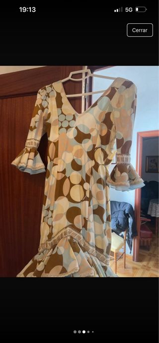 Vestido de flamenca con volantes