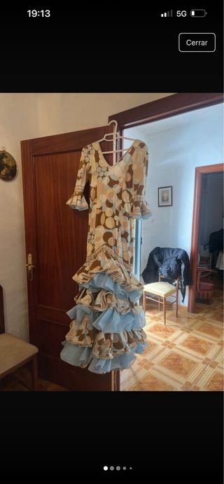 Vestido de flamenca con volantes