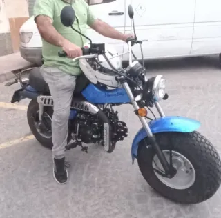 Moto MONKEY BIKE T-REX 125cc Azul