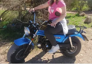 Moto MONKEY BIKE T-REX 125cc Azul