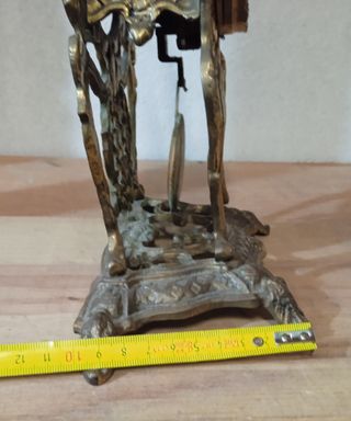 Reloj Sobremesa Bronce Años 80