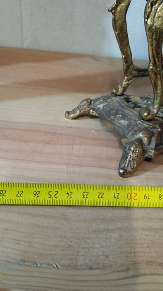 Reloj Sobremesa Bronce Años 80