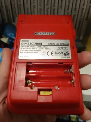 Game Boy Pocket Rojo