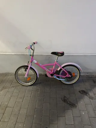 Bicicleta infantil rosa 5-8 años
