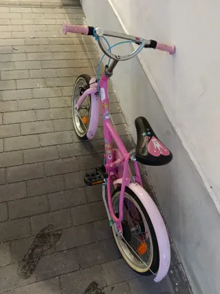 Bicicleta infantil rosa 5-8 años