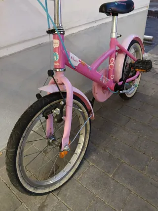 Bicicleta infantil rosa 5-8 años