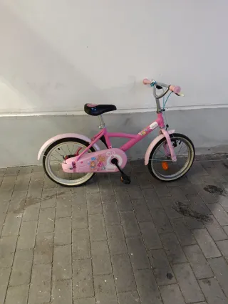 Bicicleta infantil rosa 5-8 años
