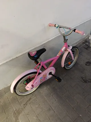 Bicicleta infantil rosa 5-8 años