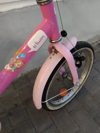 Bicicleta infantil rosa 5-8 años